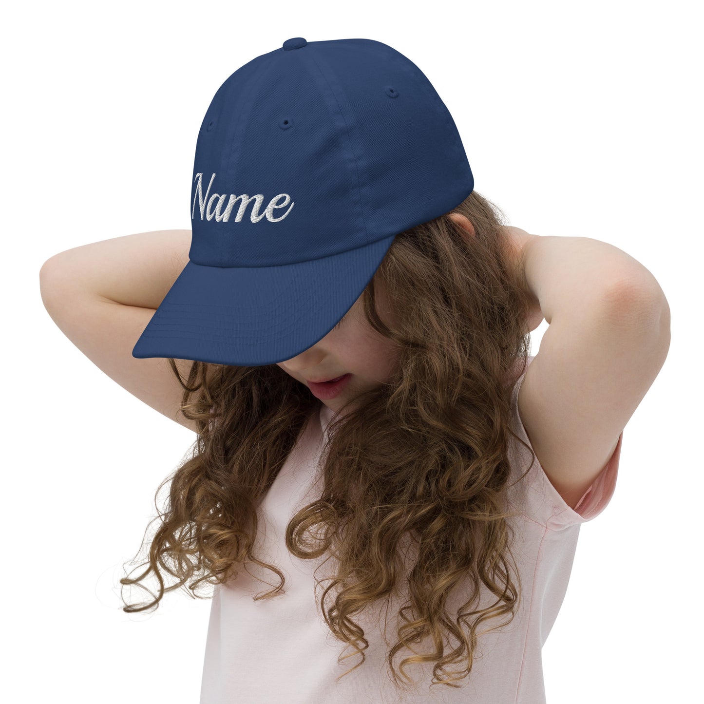 KID’s Personalized Cotton Hat (White Letters) - Youth Baseball Cap
