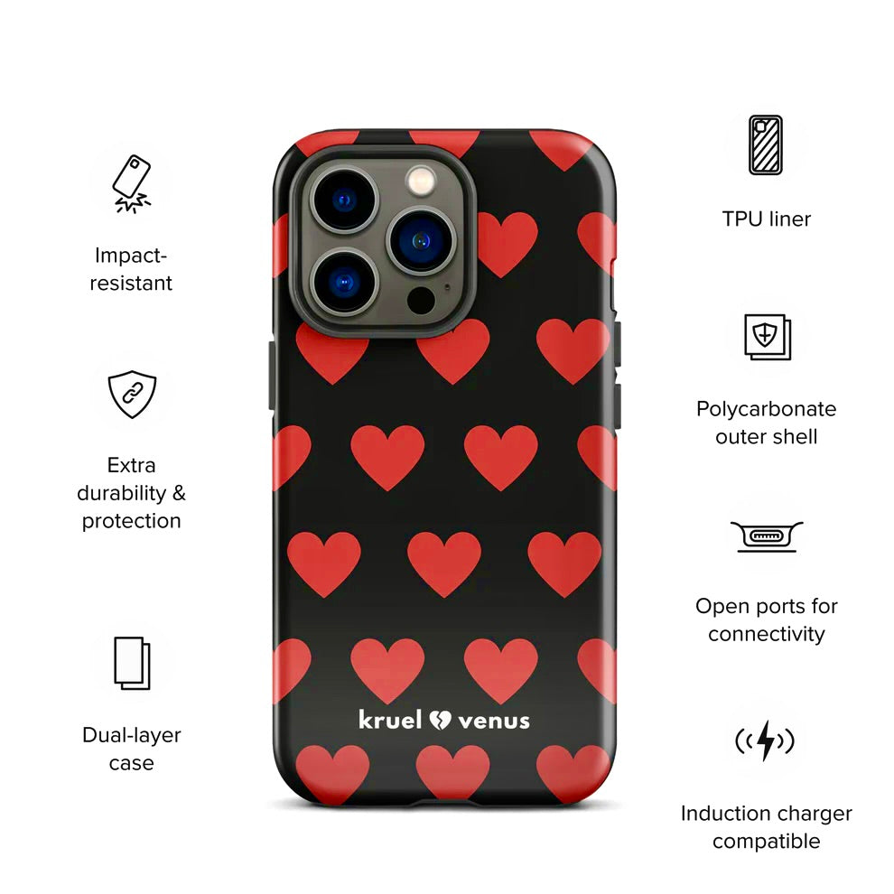 Cute Hearts (Black)