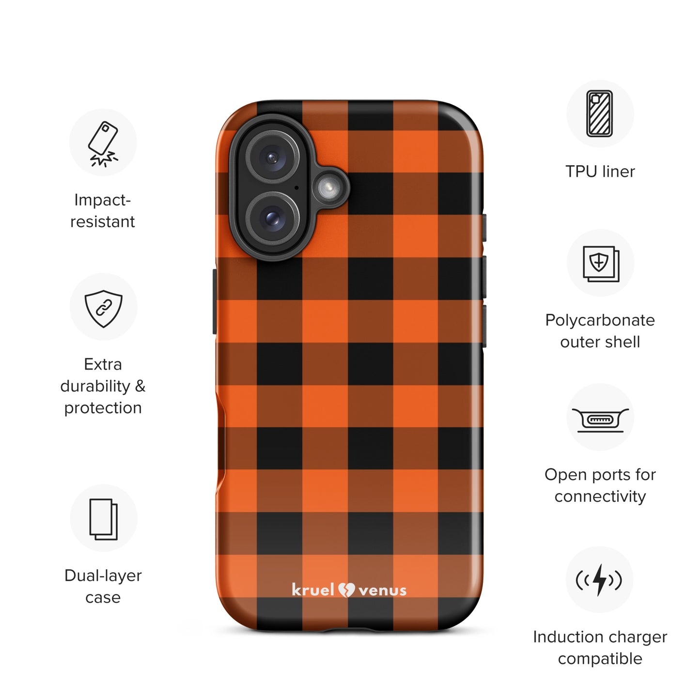 Gingham Halloween Pattern