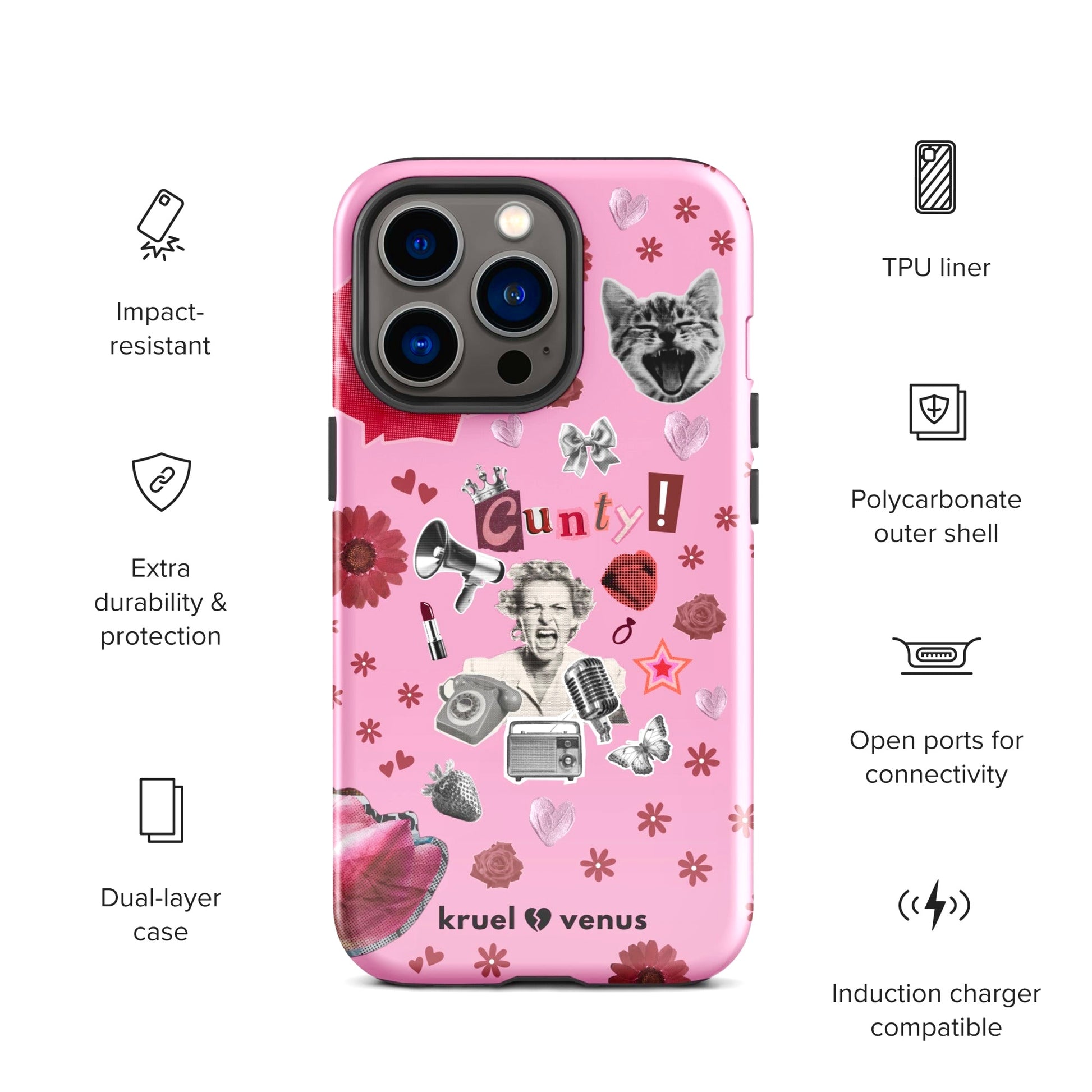 girl power phone case 