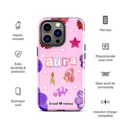 the aura phone case cherry