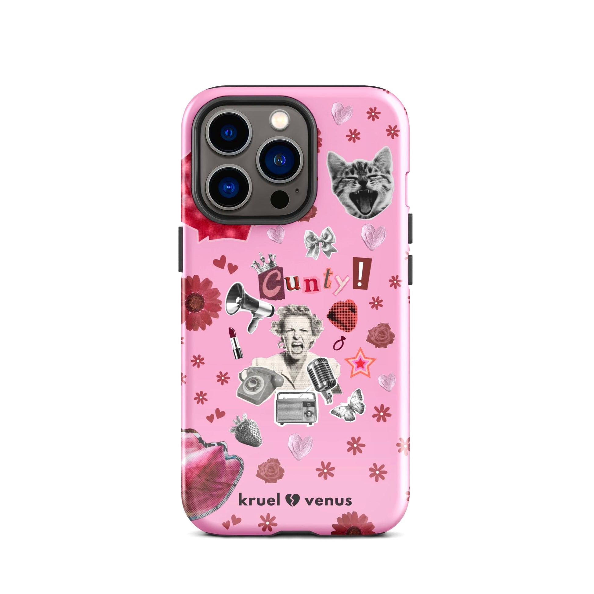 female power phone case cherry