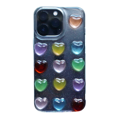 Cute 3D Heart Phone Case