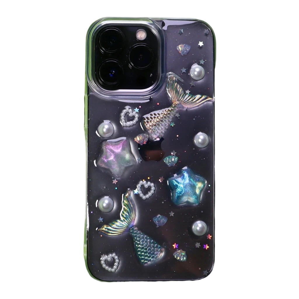 Mermaid Love 3D Mermaid iPhone Case