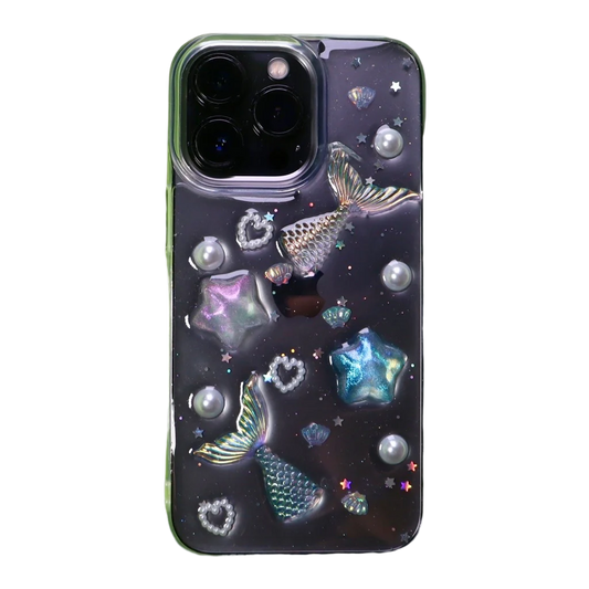 Mermaid Love 3D Mermaid iPhone Case