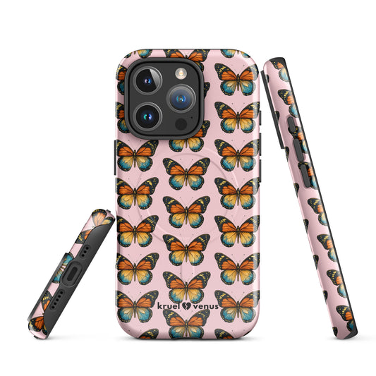Pretty Butterflies Pattern Phone Case in Pink MagSafe®