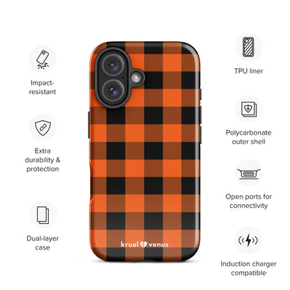 Gingham Halloween Pattern