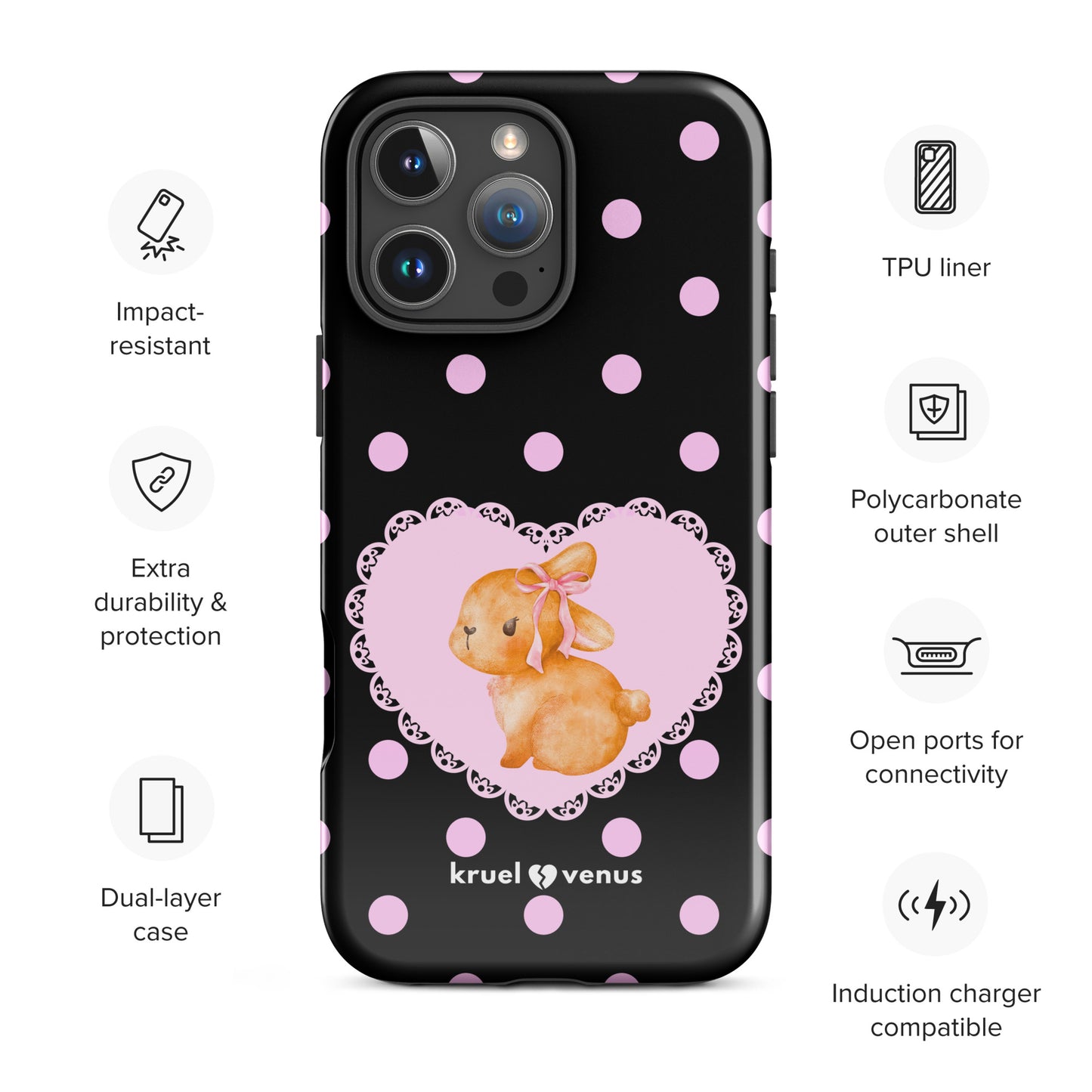 Bunny Gorg Tough Case for iPhone®
